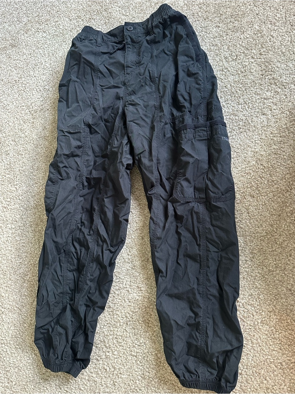 TNA Black Cargo Jogger Pants